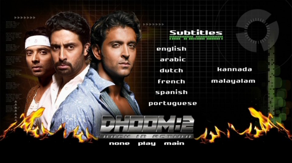 Dhoom 2 malayalam movie english subtitles